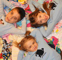 OUR SWEETHEARTS COZY WITH THE PAJAMAS
