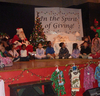 In the spirit of giving event at Concordia Creative Learning Academy