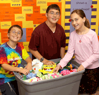 Donation at Blank Children's Hospital