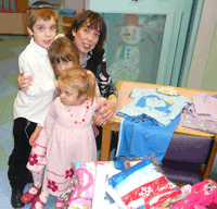 Donation at Children's Hospital