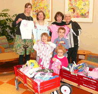 Donation at Children's Hospital