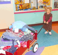 Donation at Children's Hospital