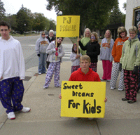 9-24-2011  PJ PARADE IN NEW PRAGUE PLANNED BY MICHELLE BAER AND HER SISTER GERRY