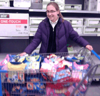 11-2011 OUR WONDERFUL NIECE, REYNA, SHOPPING FOR LOTS OF NEW PJ’S