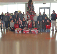 12-5-2011 DONATION FROM ALLEN HIGH SCHOOL GOLF TEAM IN ALLEN, TEXAS